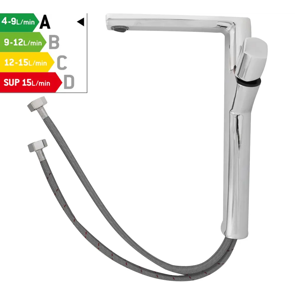 Смеситель для раковины SENSEA Neo с высоким изливом и защитой от накипи 82135932 STLM-0020075 - Вид №1