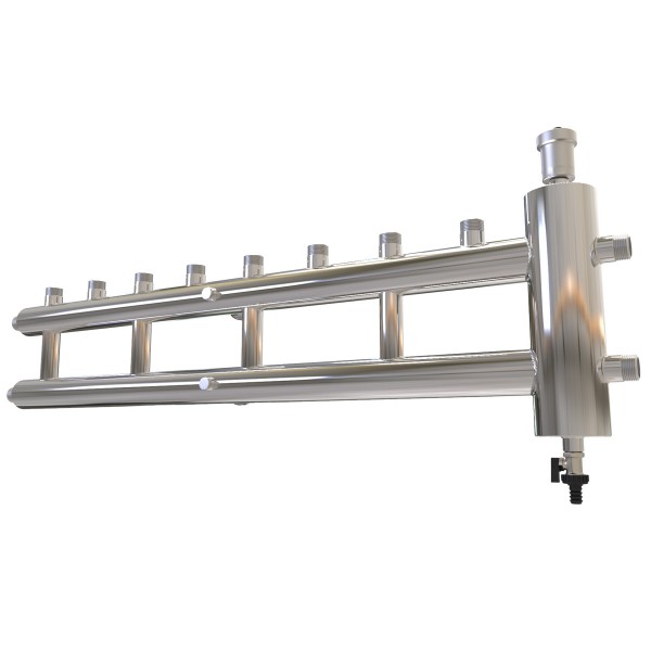 Купить Распределительный коллектор с гидрострелкой 60 кВт, 4+1 контур Прокситерм GSK2541 - Вид №2