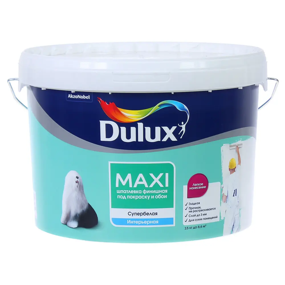 Финишная полимерная шпатлевка Dulux для идеально гладких стен 81950494 STLM-0014705