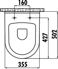 TP325-00CB00E-AK00 ЗОЛОТО Унитаз подвесной с биде Creavit  - Вид №2
