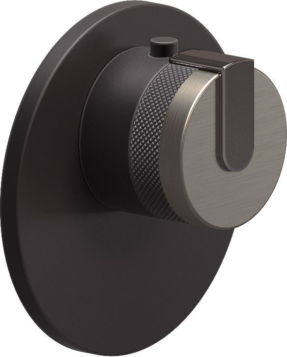 E-8027-R1BNiE-L1OX-GM-T Термостатический переключатель 3/4-Внешняя часть GRAFF MOD+