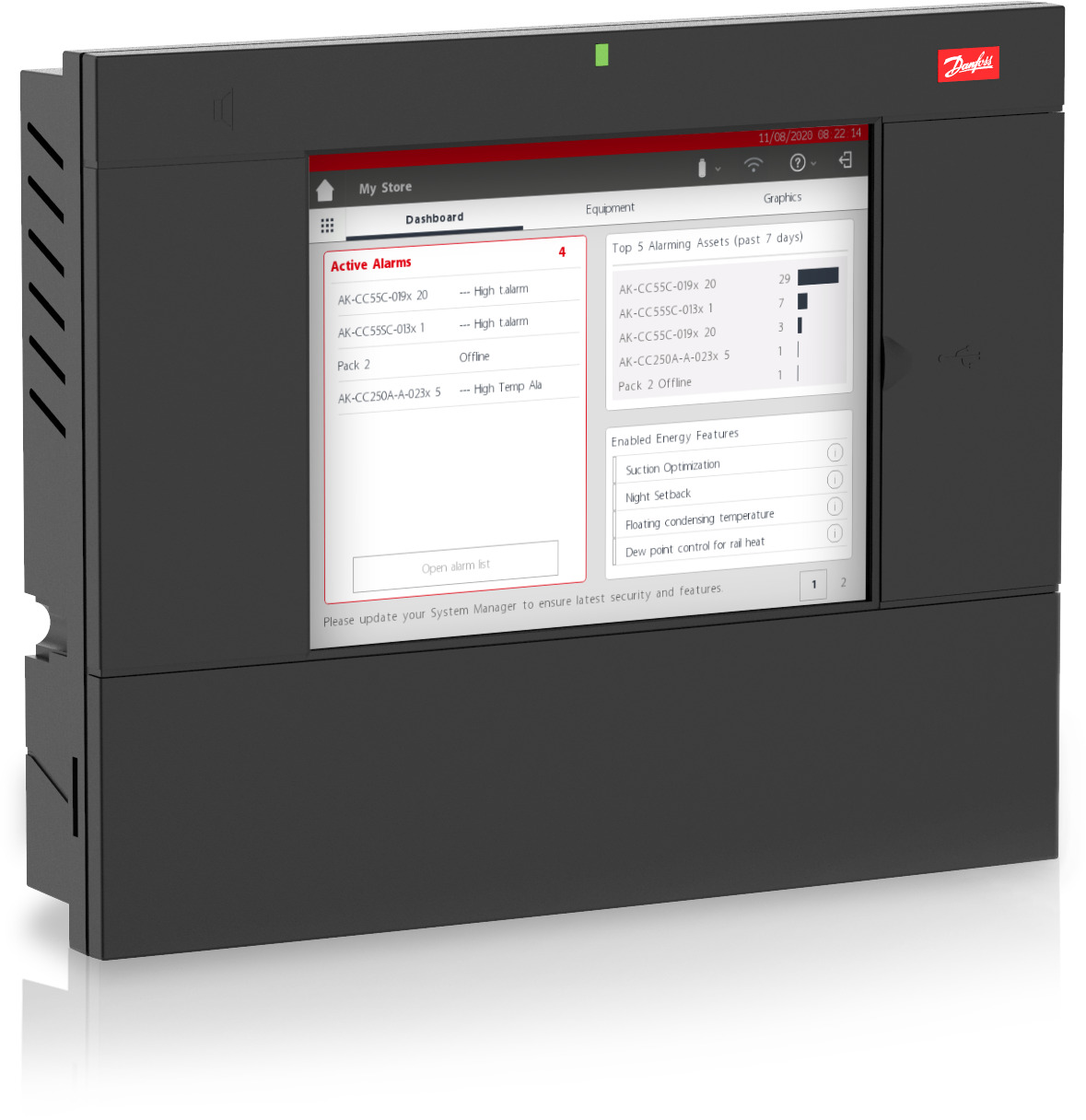 Danfoss AK-SM 800 AK-SM810 Блок управления 080Z4006  - Вид №4