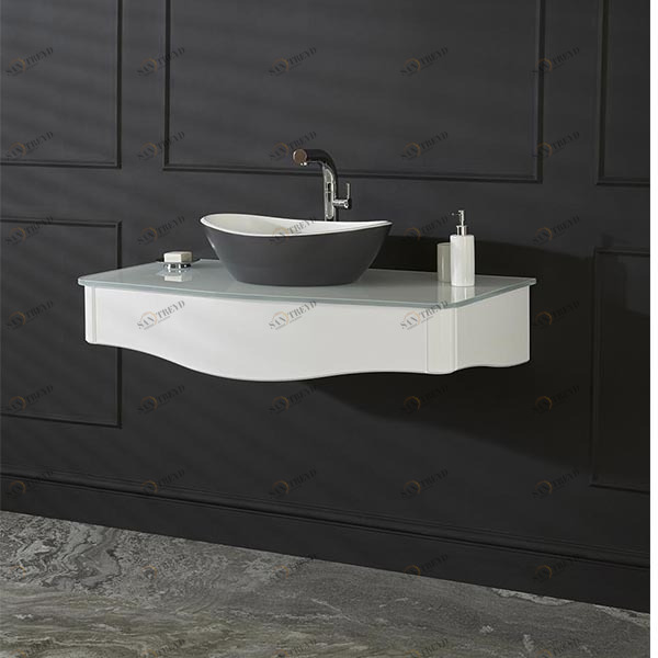 Тумба подвесная Lavello 114 Volo Glass LAVVG-N-114-GW Victoria + Albert LAVVGN114GW