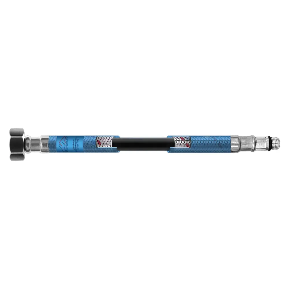 Гибкая подводка для воды Оптима 1/2" М10 40 см наружная-внутренняя резьба короткий штуцер 88486631 STLM-2200164 Santreyd  - Вид №4