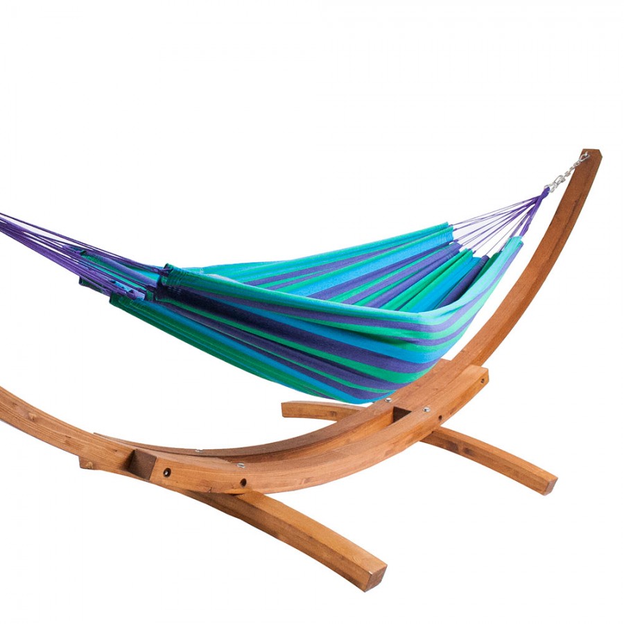 Подвесной гамак одноместный Jungle IMPEX  132258 Зеленый;синий  - Вид №1