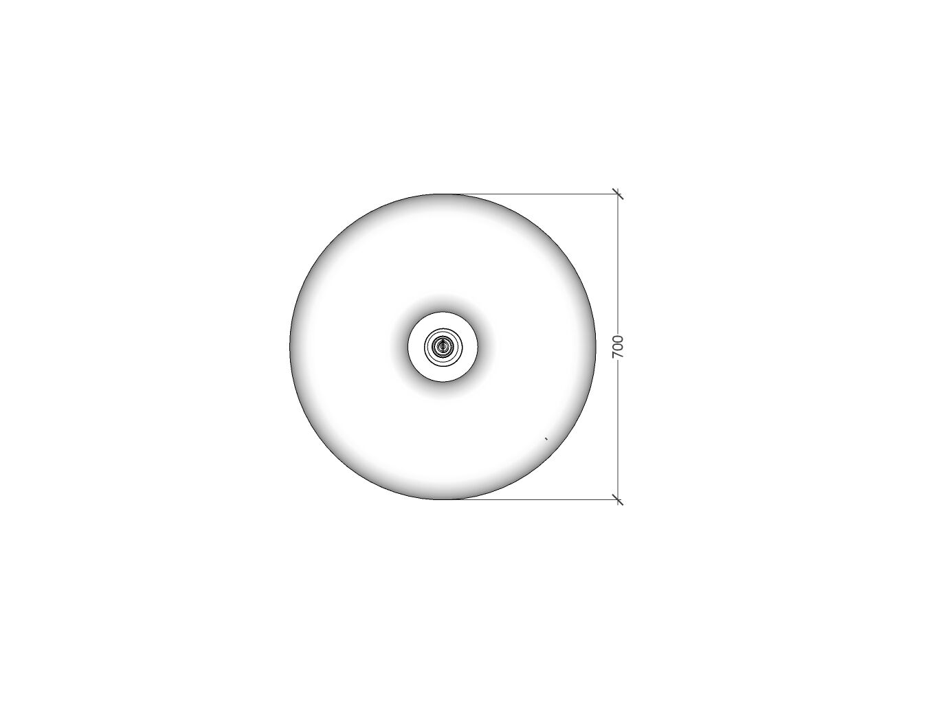 Аппликация ручной работы из термоформованного стекла RADAR INTERIOR ZENITH / BOMBATO ARCH-00044757 - Вид №6
