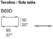Paola Lenti Журнальный столик low accoya® Canvas sun-id-1512923 - Вид №3