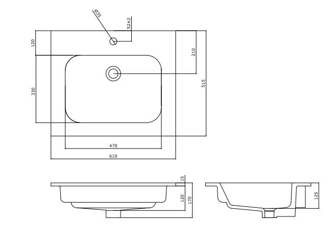 One-piece ceramic top Mastella  Freedom  Worktops & consoles - Вид №6