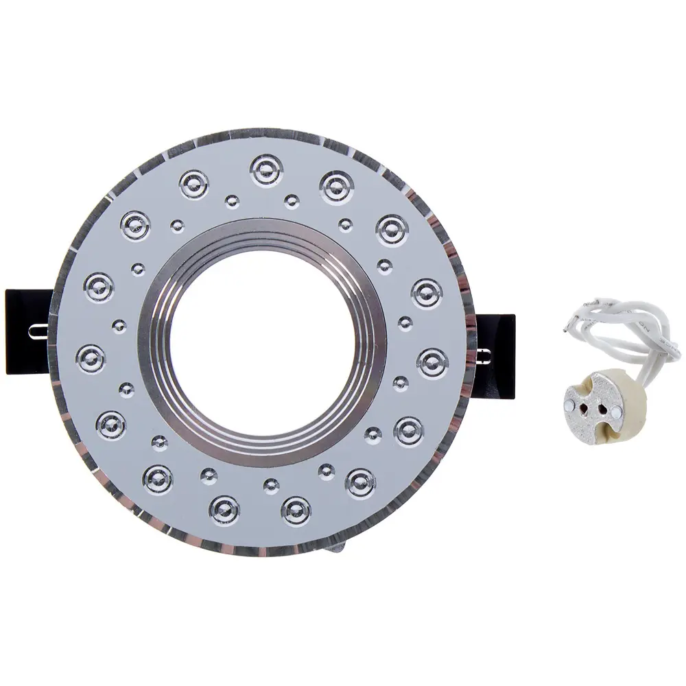 Спот встраиваемый Elektrostandard "Disegno", GU5.3, 50 Вт, цвет белый 16521370 STLM-2181065  - Вид №1