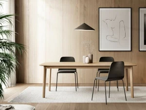 TREKU Прямоугольный деревянный обеденный стол Ari