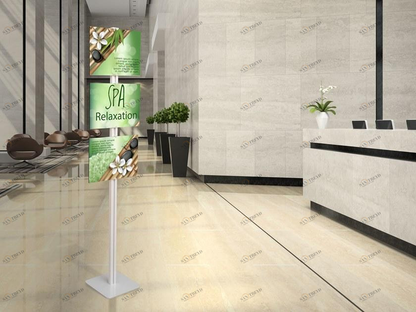 STUDIO T Напольный дисплей из алюминия Inuno sun-id-1505615