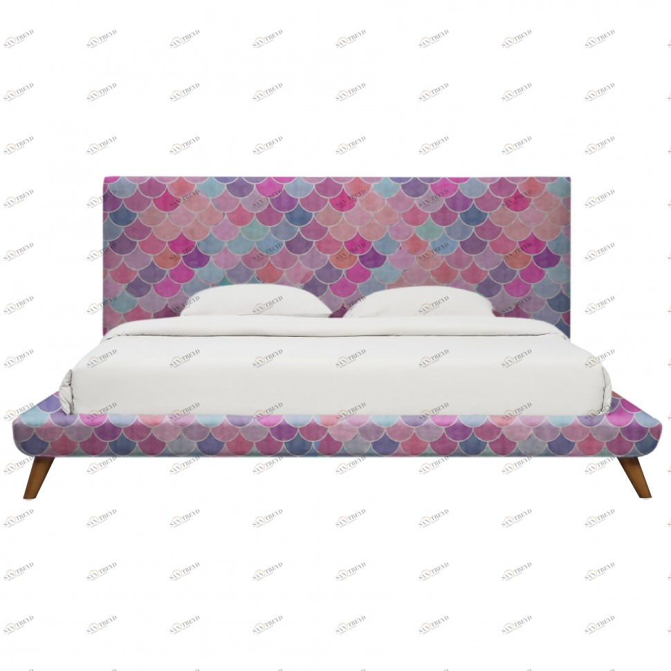 Кровать двуспальная 160х200 розовая Chameleo Waterfall ICON DESIGNE CHAMELEO 177950 Разноцветный;розовый 