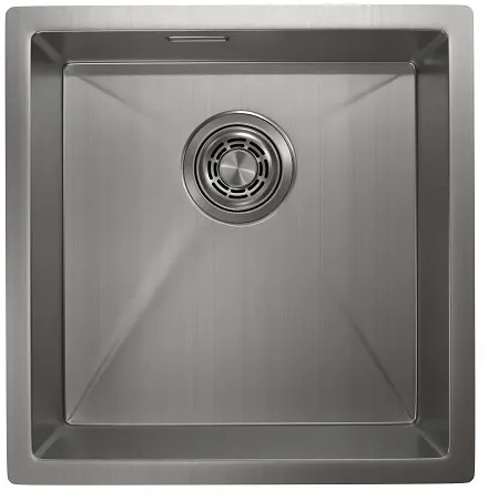 4445U, СТАЛЬ САТИН, стальная кухонная мойка