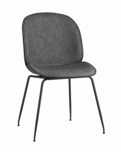 Стул со спинкой серый Beetle STOOL GROUP ДИЗАЙНЕРСКИЕ, ИНТЕРЬЕРНЫЕ 00-3946179 Серый