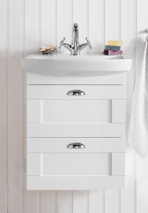 1751425 Life 700 M Шкаф Для Умывальника И Передняя Рама Ящика ... Hafa  Белый