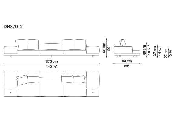 Кожаный диван B&B Italia док ARCH-00106863 - Вид №116