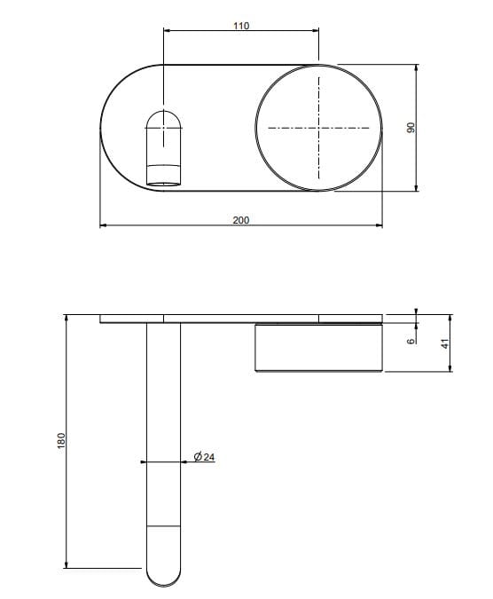 Латунный смеситель для раковины с 2 отверстиями QD Magistro Lab Eternal ARCH-00078492 - Вид №3