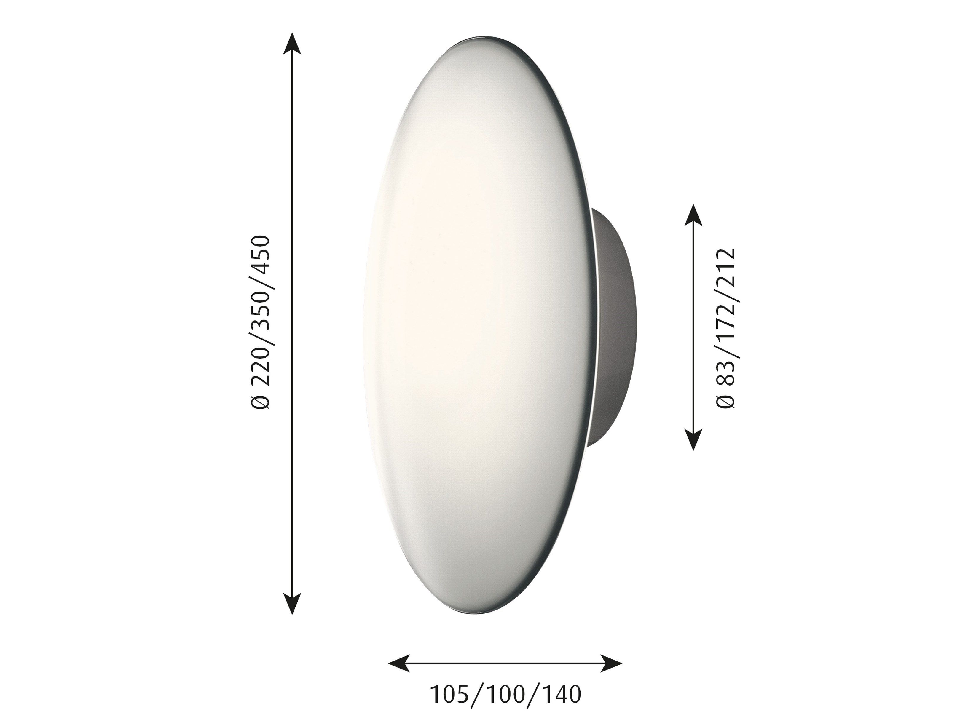 Светодиодный настенный светильник из дутого стекла Louis Poulsen AJ EKLIPTA ARCH-00139253 - Вид №33