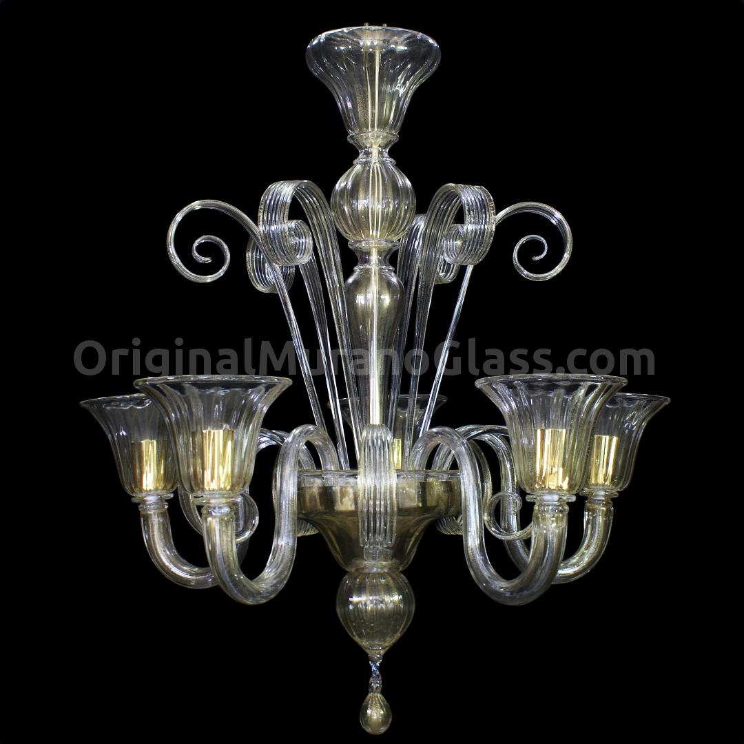 1145 ORIGINALMURANOGLASS Люстра Фоскари - Пастораль - муранское стекло OMG  см CLASSICO - Вид №1