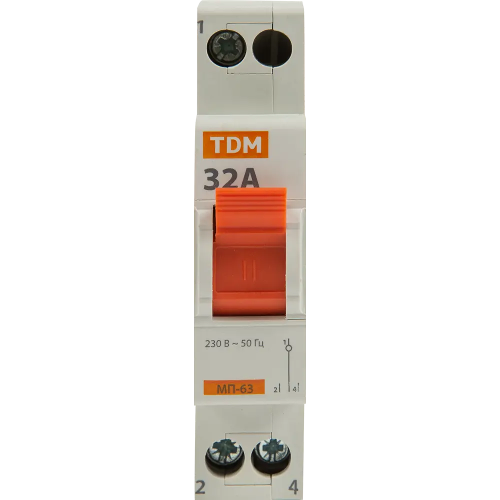 Выключатель нагрузки TDM Electric МП-63 32А трёхпозиционный 84399552 STLM-0049322 - Вид №1