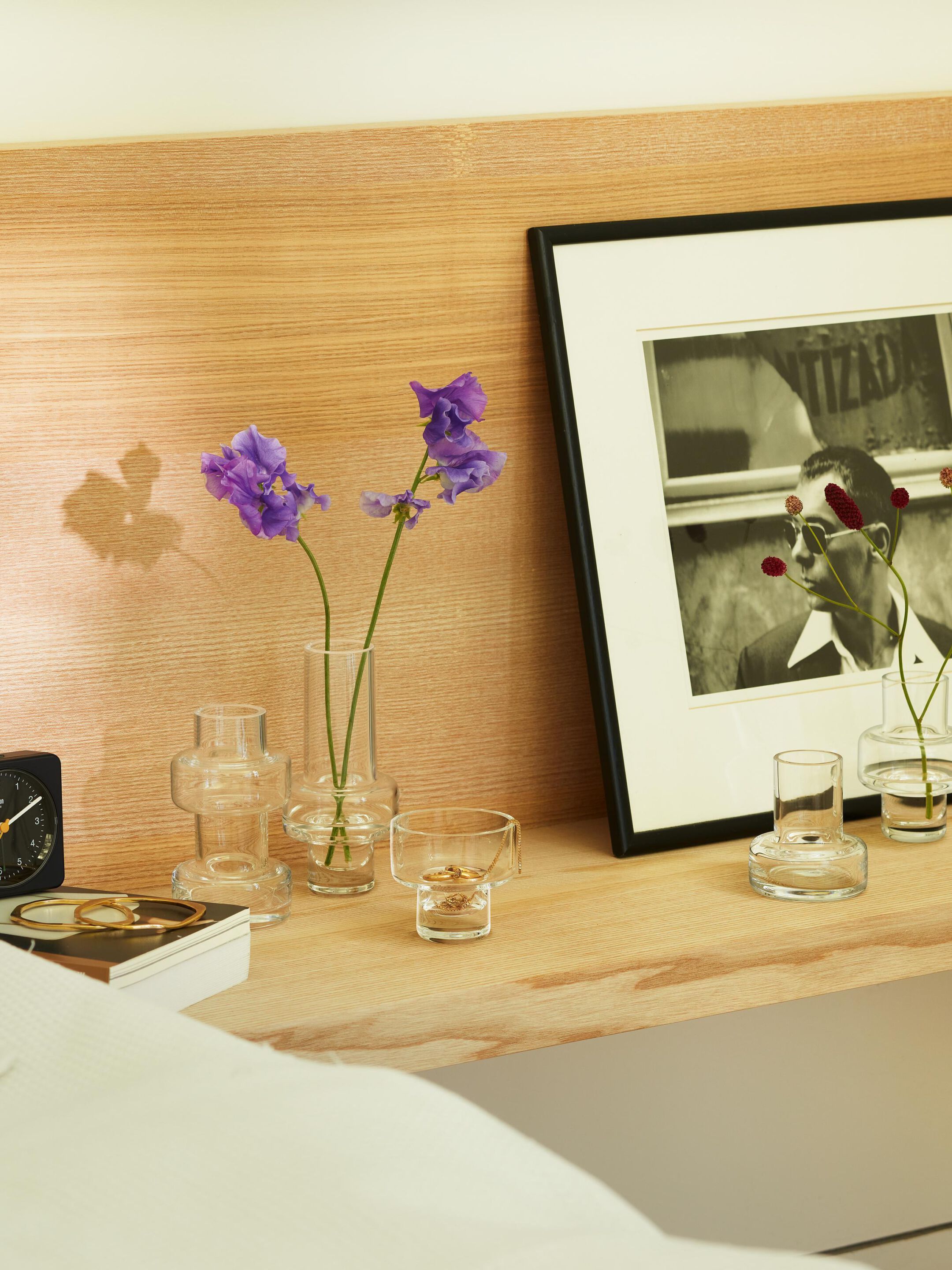 Набор из дутого и переработанного стекла LSA METROPOLE FIVE MINI VASE SET ARCH-00013982 - Вид №2