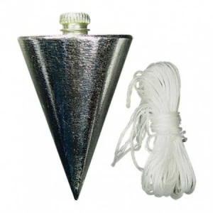 Отвес конусный 100 гр шнур 5 метр MATRIX