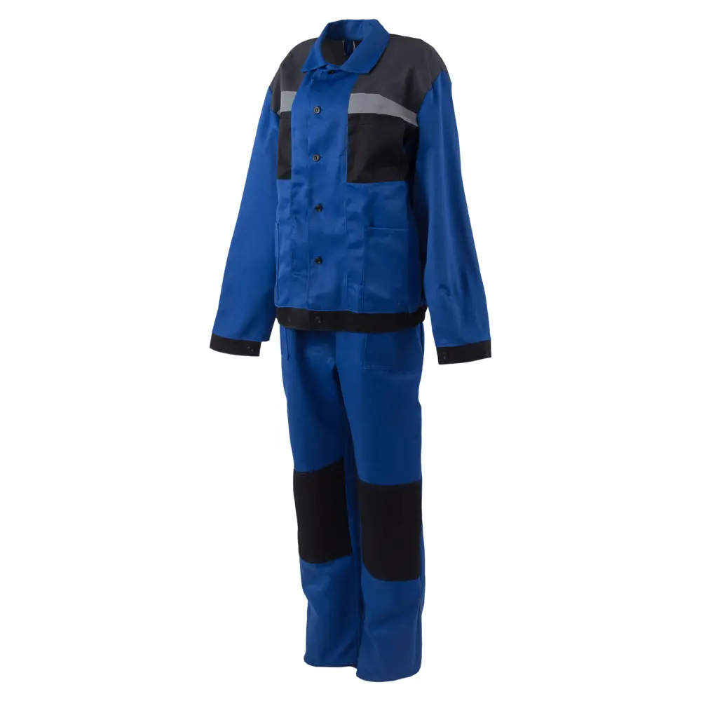 Костюм рабочий с полукомбинезоном Сектор цвет васильковый размер 48-50 рост 182-188 см 3M STLM-2060385