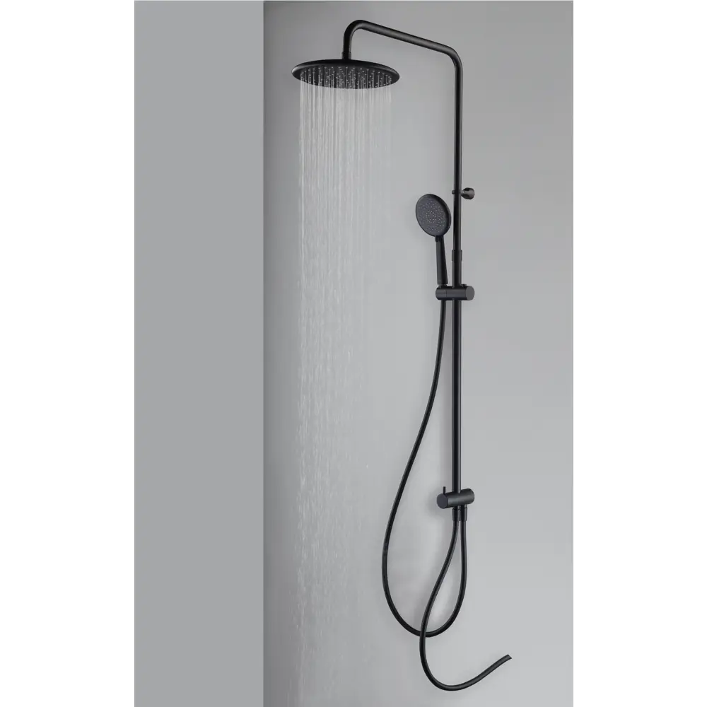 Душевая стойка Sensea Redondo 1 режим цвет чёрный STLM-2077551