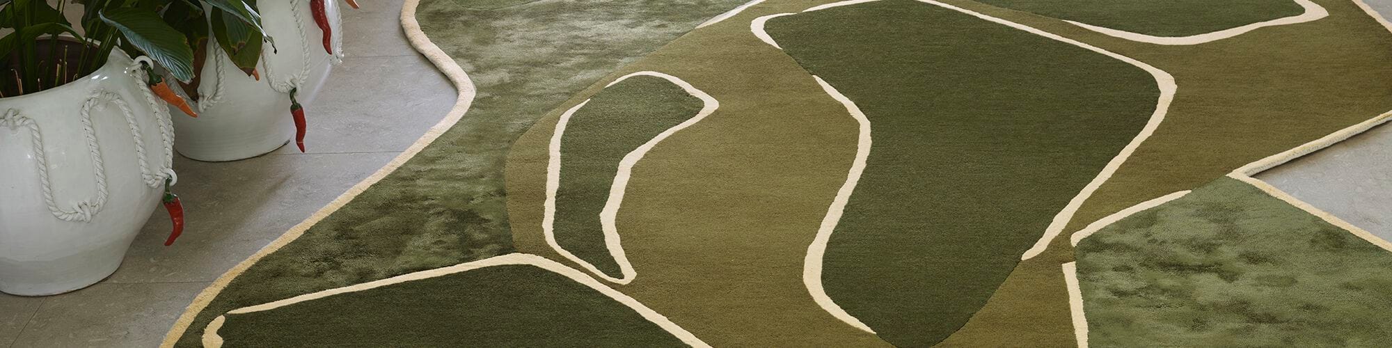 Ковер ручной работы с рисунком Toulemonde Bochart MUSE ARCH-00090464 - Вид №4