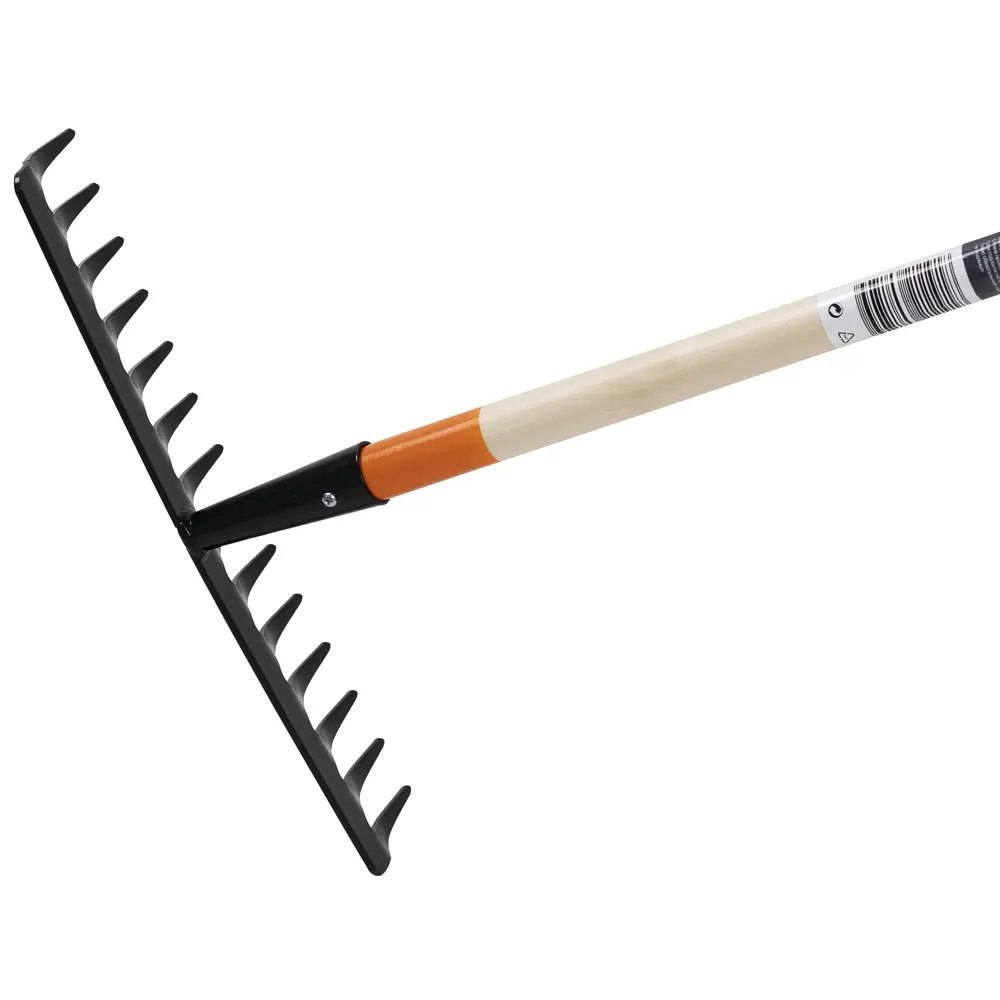 Грабли универсальные Fiskars Plantic Terra с деревянной ручкой 87669464 STLM-0074775 - Вид №1