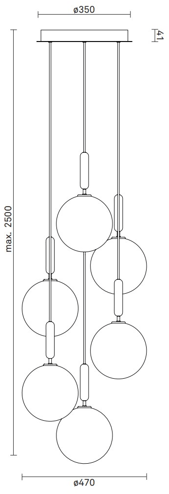 Nuura Люстра из светодиодного стекла Miira sun-id-1366342 - Вид №2