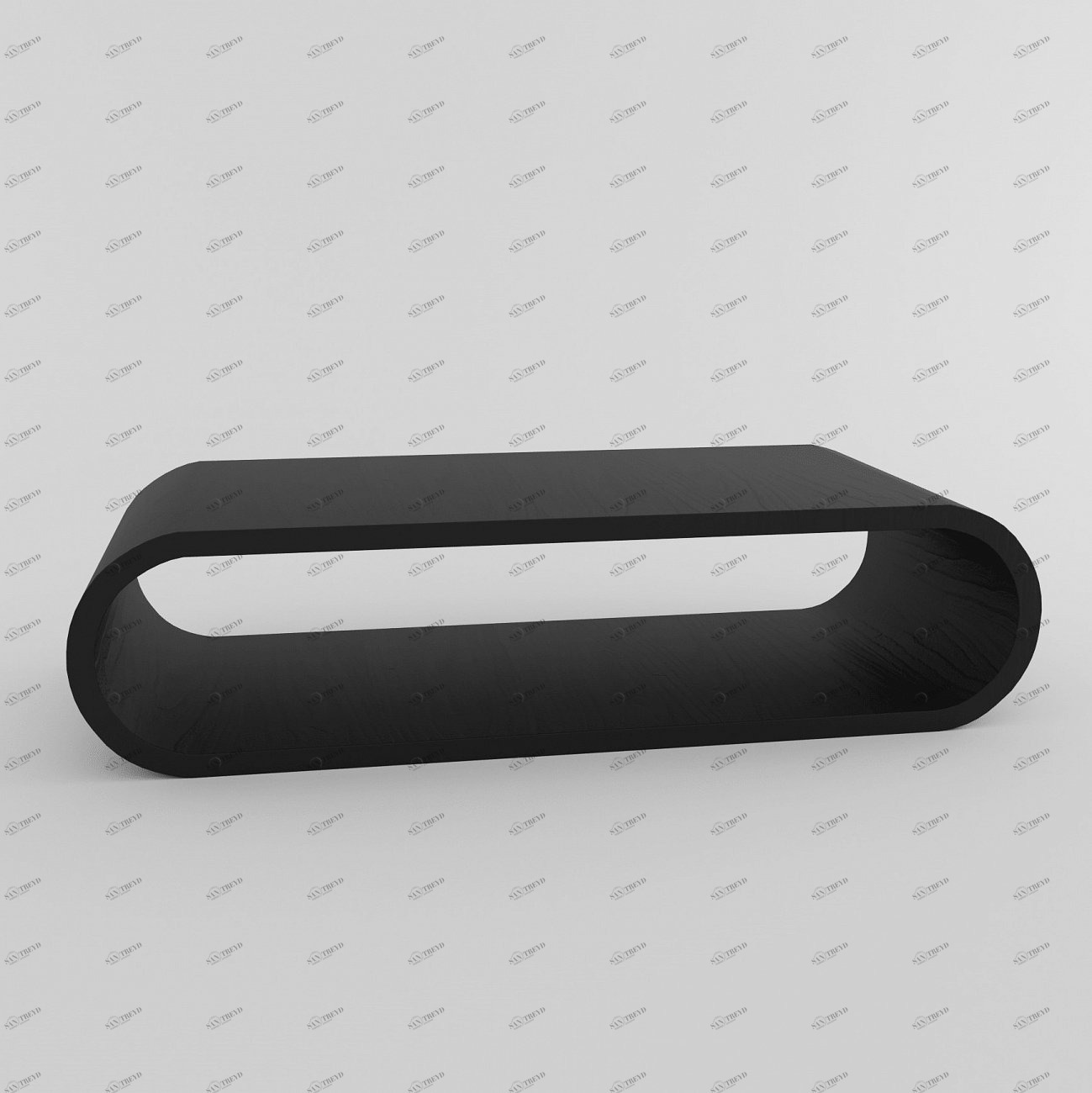 Тумба под телевизор 46х185 см черная "Цикл" ODINGENIY  00-3885837 Черный 