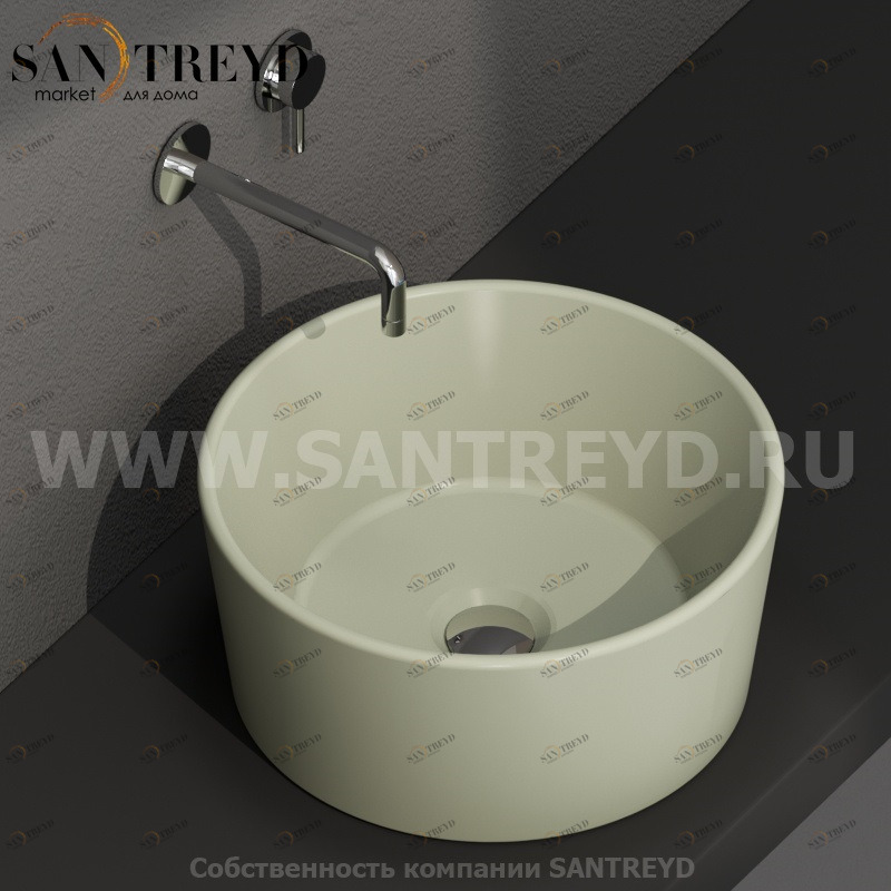 FO035LI Накладная раковина на столешницу  круглая Ceramica Globo 