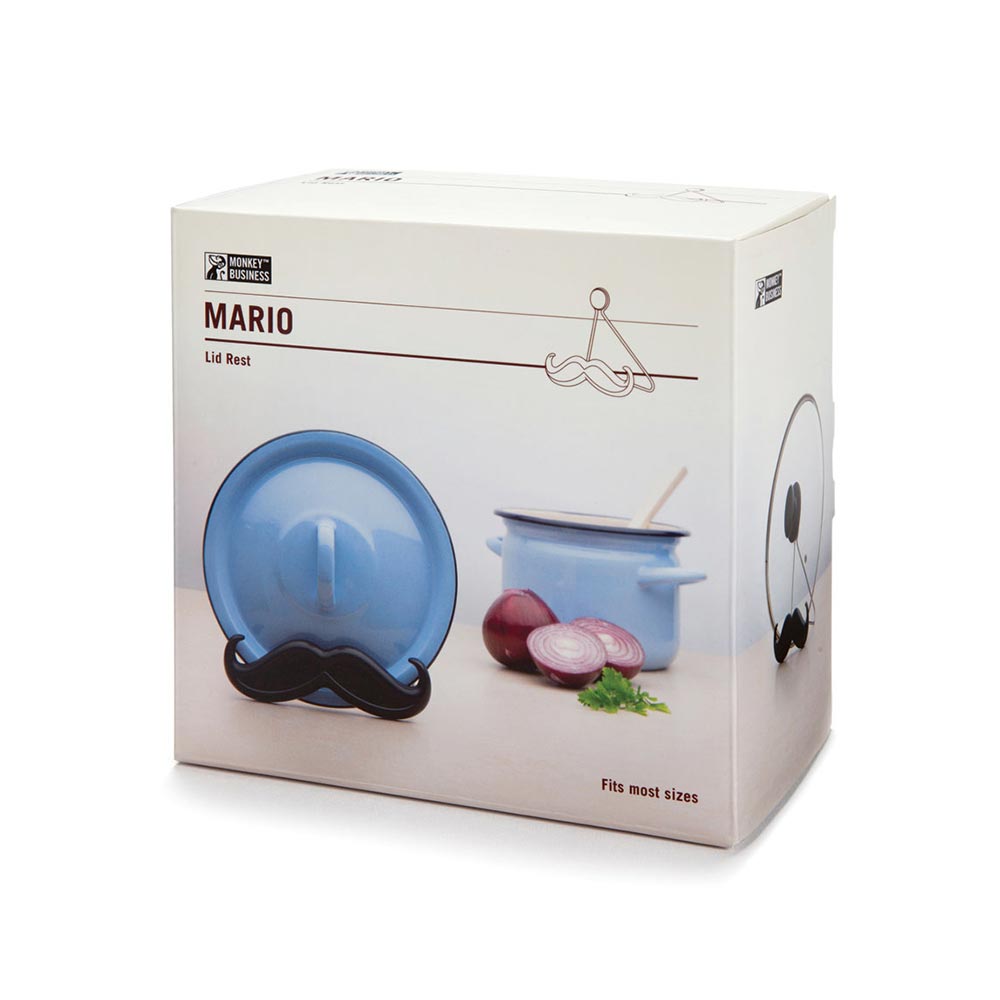Держатель для крышек черный Mario MONKEY BUSINESS ДИЗАЙНЕРСКИЕ 00-3871456 Черный  - Вид №6