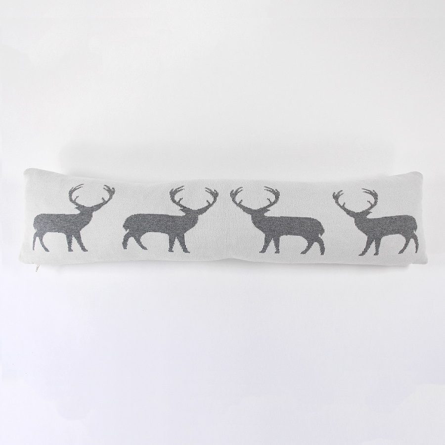 en_ny0056 Подушка-валик с орнаментом deer, 20х80 см EnjoyMe 