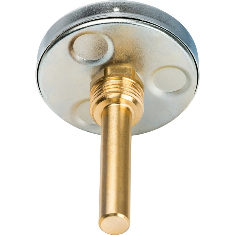 Термометр биметаллический 63 мм 120° STOUT с погружной гильзой 75 мм SIM0001637515 - Вид №2