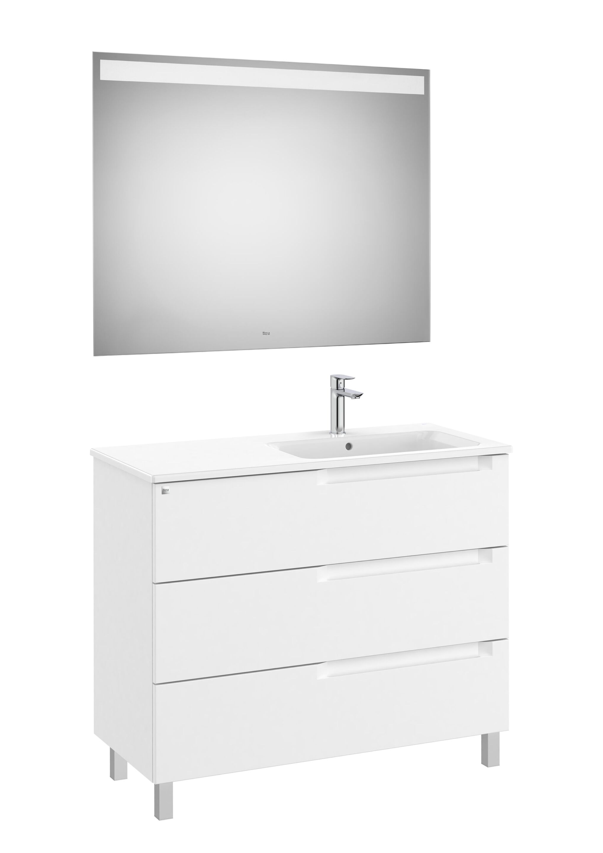 Деревянный напольный умывальник с зеркалом Roca Aleyda ARCH-00106137 - Вид №23