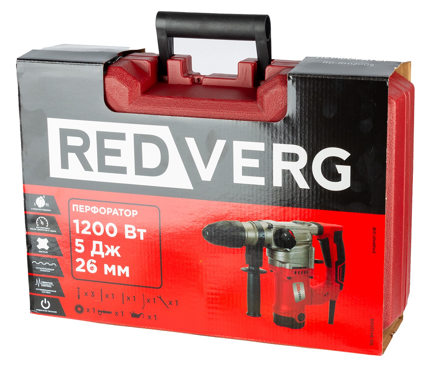 Перфоратор REDVERG RD-RH1200S 5486290 STDN-0096837 - Вид №11