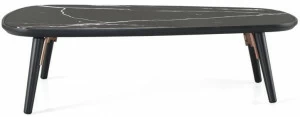 PRADDY Журнальный столик из мрамора black marquina для гостиной Hyde Tr025