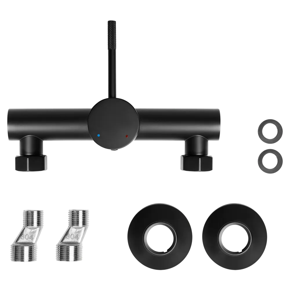 Смеситель для душа Терни KONSENSA черный STLM-2170552 - Вид №3