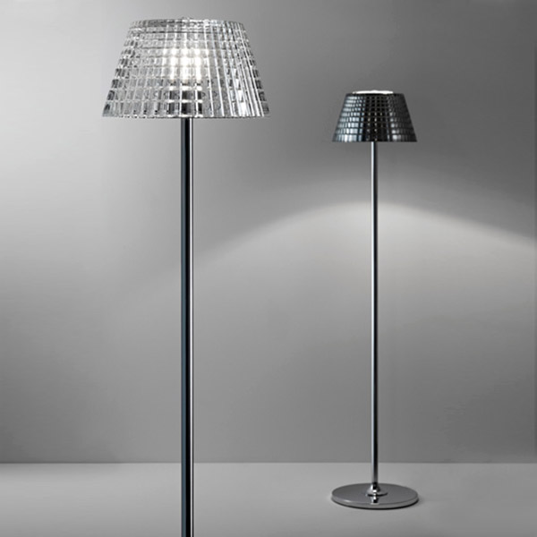 Торшер белый 165,6х35 Flow D87C0101 FABBIAN  00-3882412 Белый;прозрачный;хром  - Вид №1