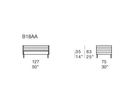 2-местный тканевый садовый диван Paola Lenti Frame On ARCH-00074687 - Вид №2