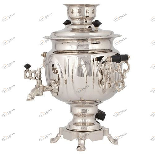 Самовар электрический 3 л. (овальный) покрытие никель Santreyd 2671