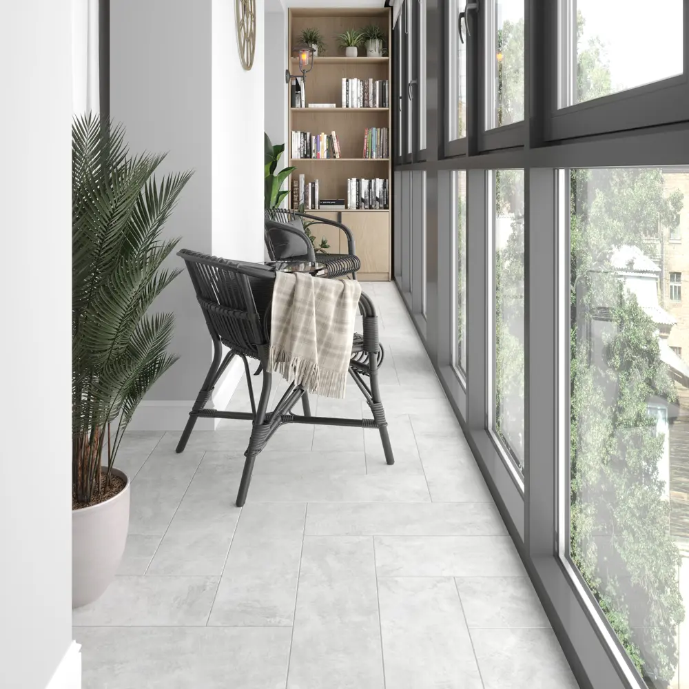Глазурованный керамогранит LB Ceramics Дымка 19.9x60.3 см 0.96 м² матовый цвет серый 89459628 STLM-2013937 - Вид №3