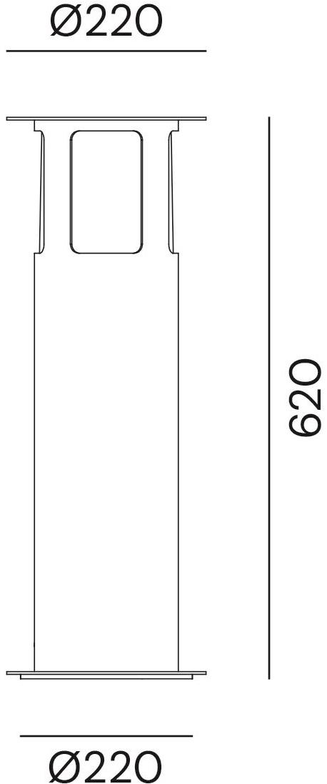 Il Fanale Светодиодный столб из железа Porto 258.21.ff / 258.22.ff - Вид №5