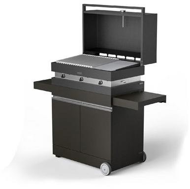 Fògher Газовая печь для барбекю с 3 конфорками и шкафом sun-id-1430162 - Вид №1