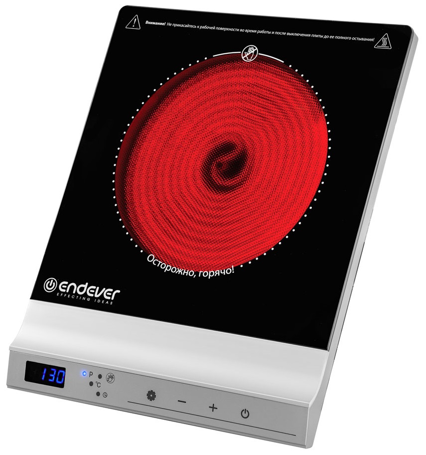 9229140 Плита компактная электрическая Endever Skyline DP-71 черный STDN-0044599 - Вид №2