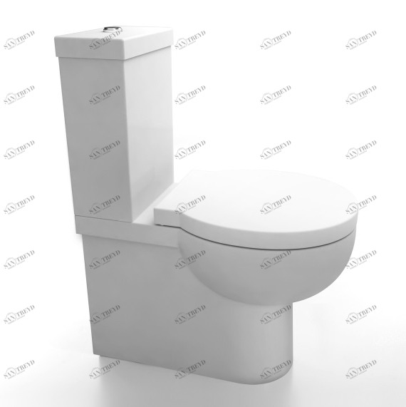 EASVAMEASCAM Компакт унитаз с бачком Белый Ceramica Cielo EASY BATH Италия