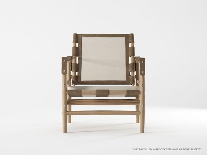 KARPENTER Кресло из дерева с подлокотниками Nomad sun-id-1361878 - Вид №1