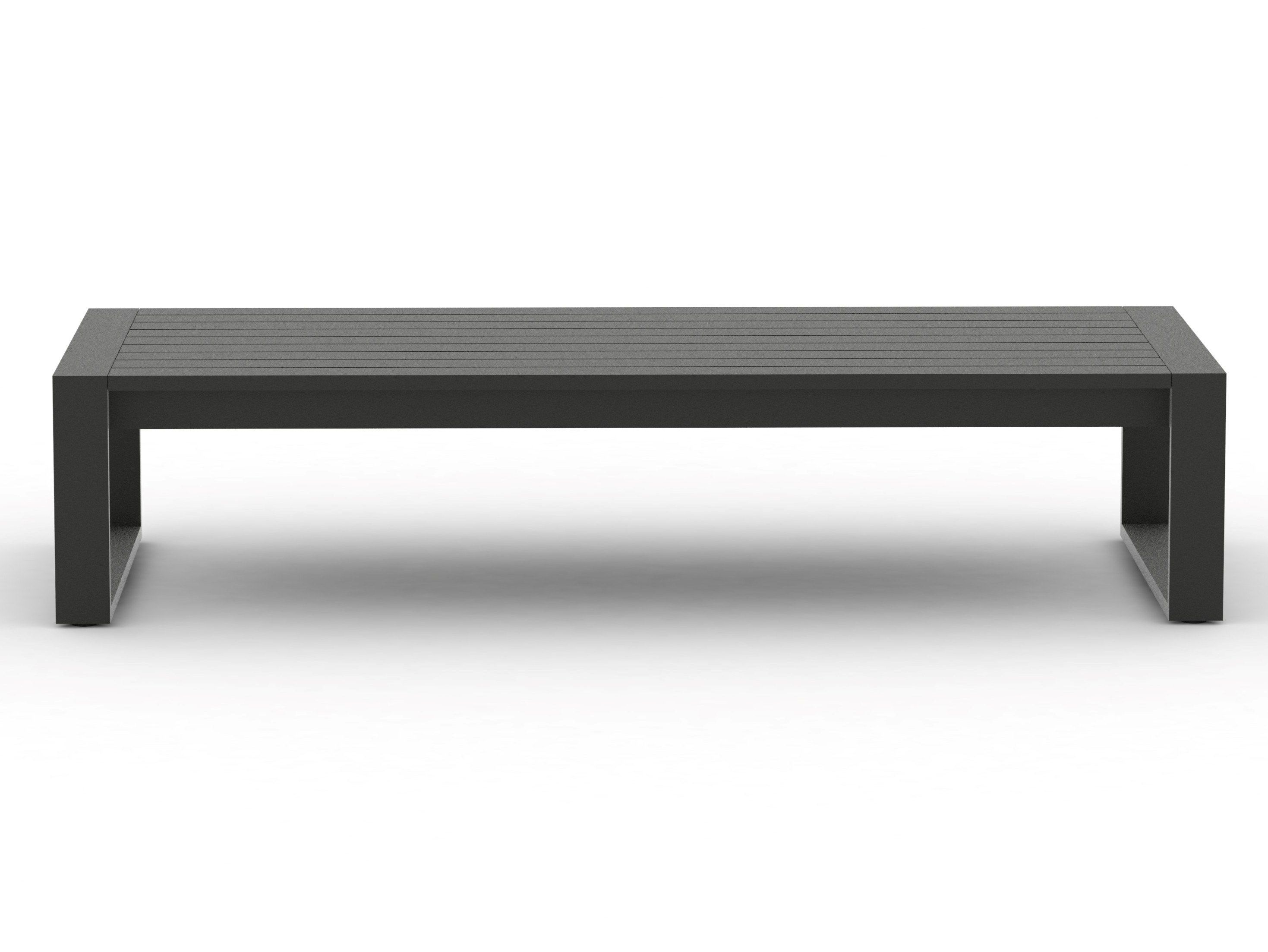 Прямоугольный алюминиевый журнальный столик с порошковым покрытием Case Eos ARCH-00101381 - Вид №1